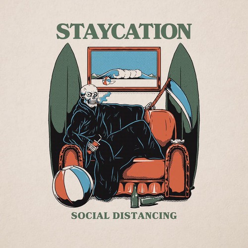 Staycation Illustration