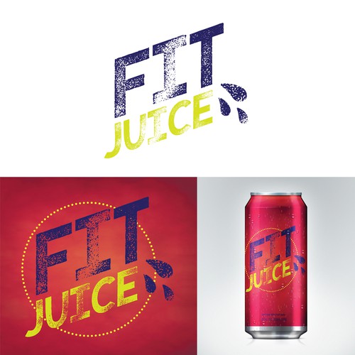 Power logo for fitness drink company