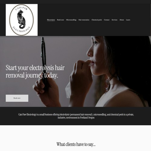 Optimisation of Cats Paw Electrology