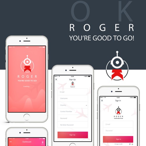 OK ROGER - Web Application Ui Kit
