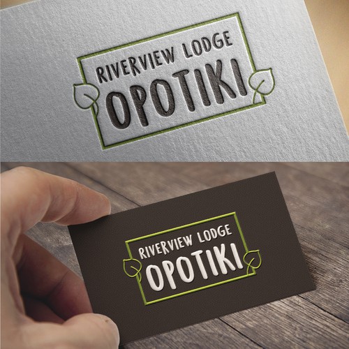 Logo Design for Riverview Lodge Opotiki