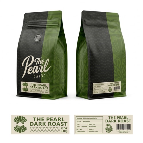 Coffee Bag Label 