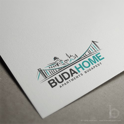 Logo Design Concept for BudaHome Apartments