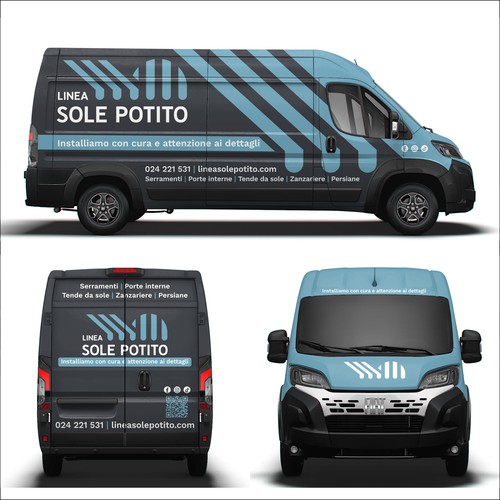 professional, modern LINEA SOLE POTITO VAN WRAP