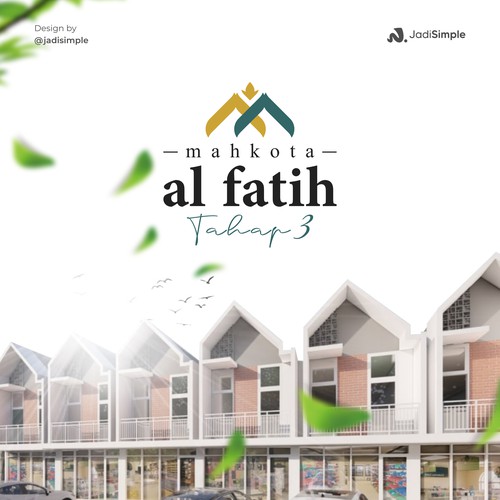Property Residence Logo Design Mahkota Alfatih