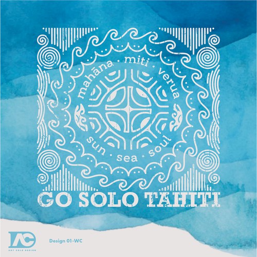 Logo for travel company specializing in individualized excursions to the Tahitian Islands