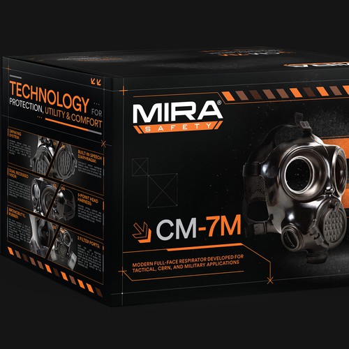Tactical Packaging for MIRA Safety CM-7M Mask