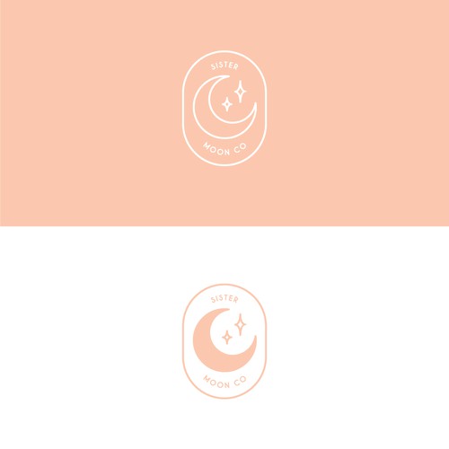 Simple logo for Sister Moon Co