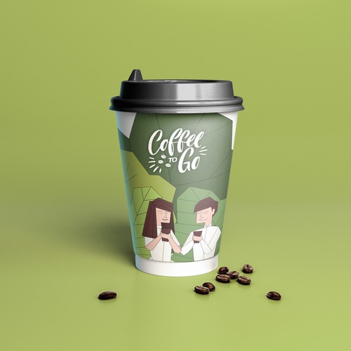 Bassk & Co. Take away cup Design