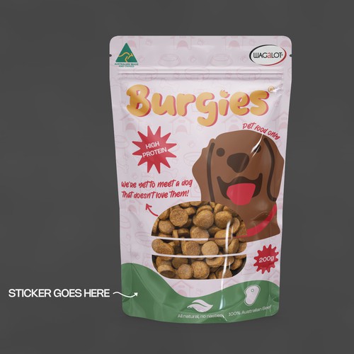 Packaging Design for dog treats