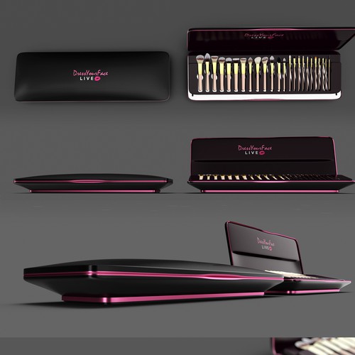 Packaging design for the brush set