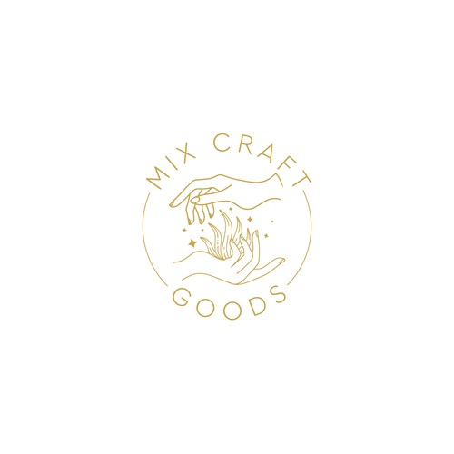 A vintage meets modern apothecary themed logo for new CBD (natural) bath and body wellness brand