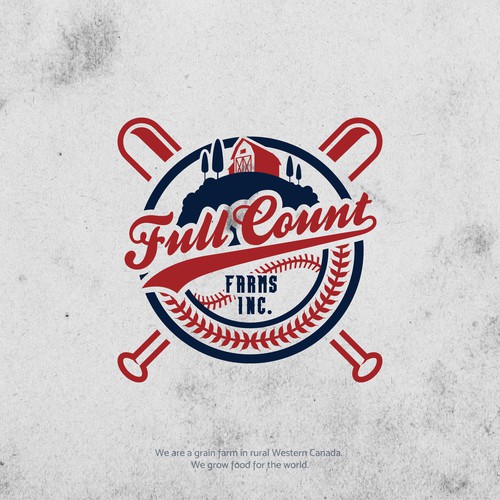 Farming and Baseball logo concept.