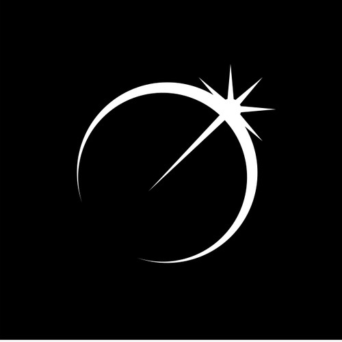 Modern clean space themed logo for web3 platform