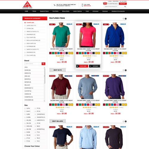 E-commerce Clothing