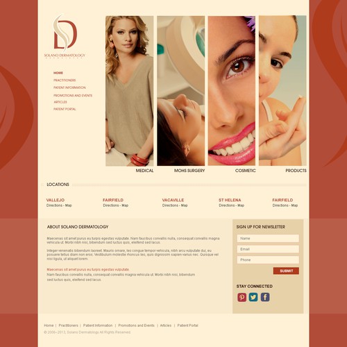 Web Design For Solano Dermatology