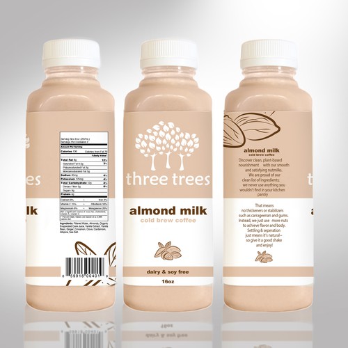 Design Great Packaging Label for Nutmilk on Refrigerated Grocery Shelves