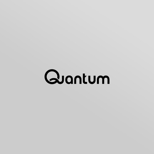 Simple modern logo for quantum