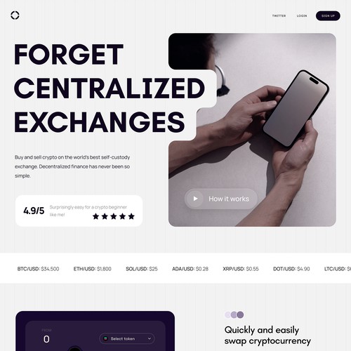 Crypto web app