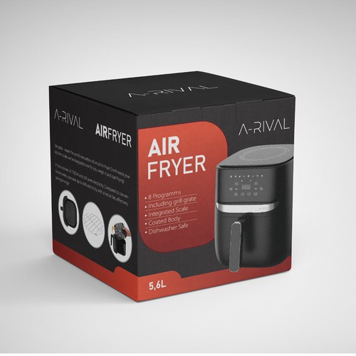 Air fryer packaging design