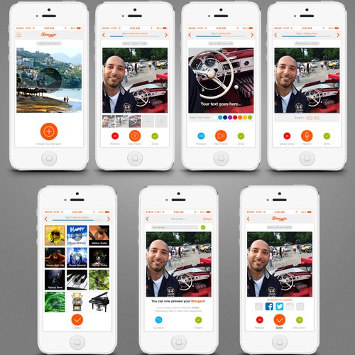 Storypic App Design