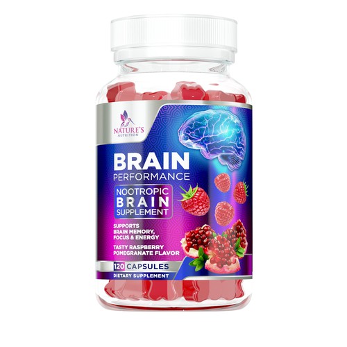 Brain Booster Supplement design