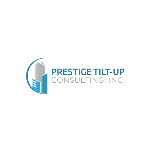 Logo concept for prestige tilt-up consulting company