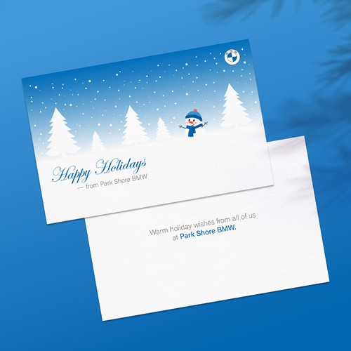 Greeting Card for BMW