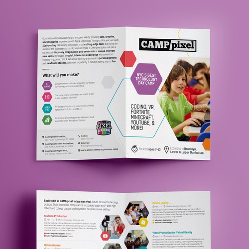 summer camp brochure