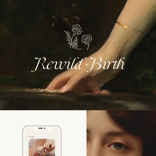 Rewild Birth Branding 