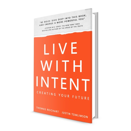 BOOK COVER DESIGN - LIVE WITH INTENT