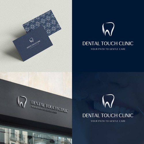 luxury logo concept for Dental Touch Clinic
