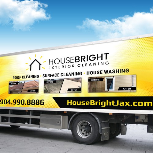 HouseBright Exterior Cleaning Billboard