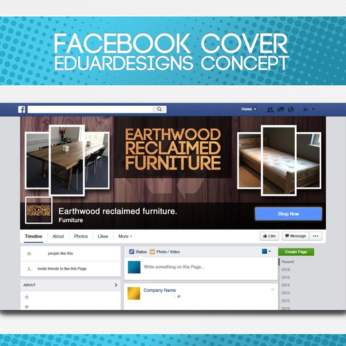 Facebook cover for furniture industry