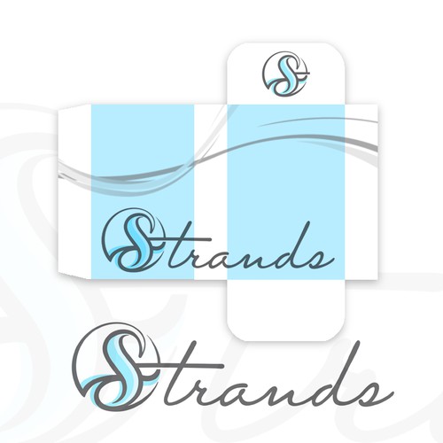 Strands cosmetic packaging box