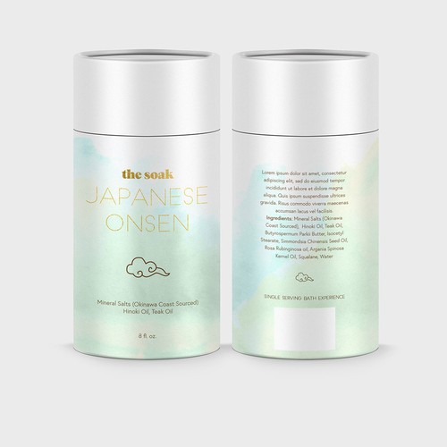 Packaging concept for a wellness product