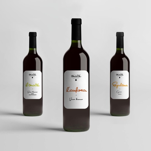 Italian wine label collection
