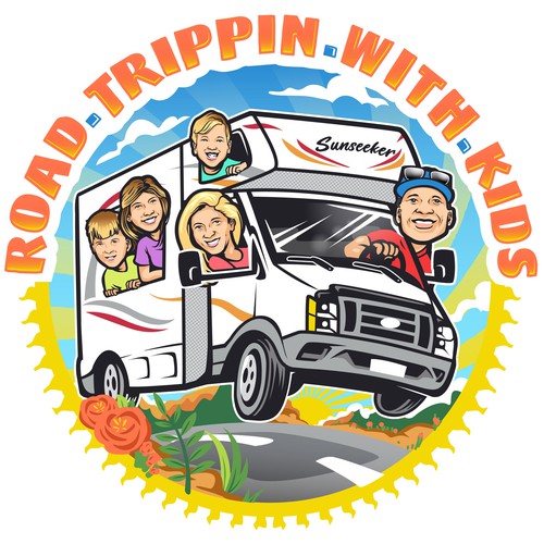 Road Trippin With Kids Logo