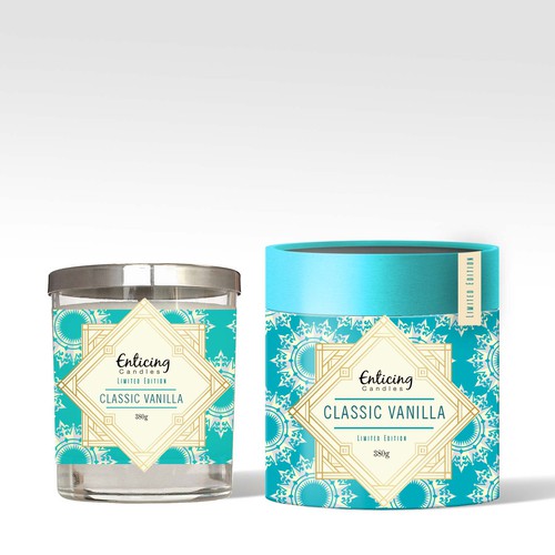 Label and Packaging Design for Candles