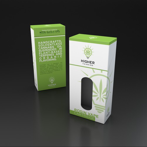 Packaging Design for Cannabis vape cartridge