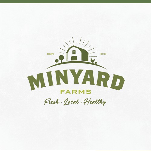 Logo for a small family farm