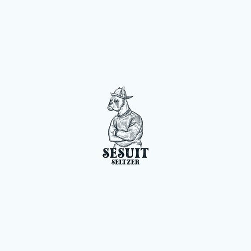 Anthropomorphic logo concept for SESUIT SELTZER