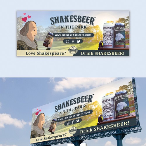 Shakesbeer billboard design