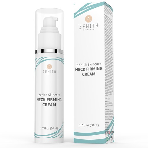 Product label and box for Zenith Skincare