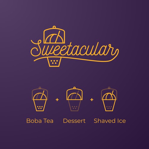 Logo for a dessert bakery