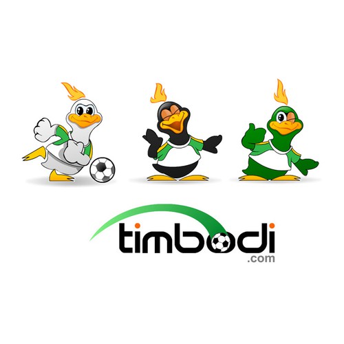 Design the mascot for timbodi - a football soccer website