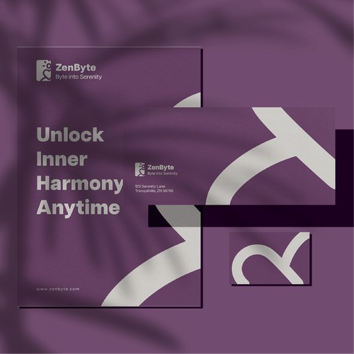 ZenByte Meditation App Brand identity 