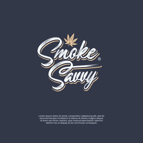 Typographic Logo for Cannabis Brand