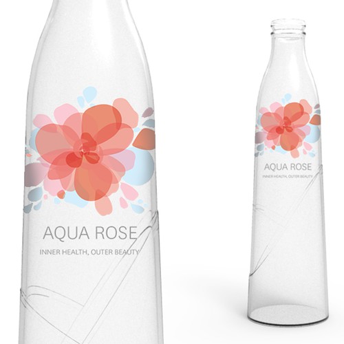 3D bottle design and label for up and coming plant based beverage (CADDesign)