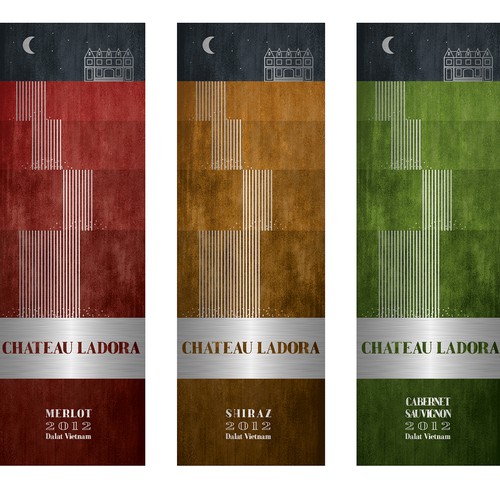 Label design for Chateau Ladora